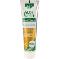 Esi Aloe Fresh Whitening Toothpaste 100ml - Οδοντόκρεμα με Εκχύλισμα Φυτών για Λευκά Δόντια Κατά της Τερηδόνας & Ουλίτιδας, Κατάλληλη για Ομοιοπαθητική