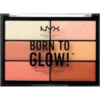NYX Professional Makeup Born to Glow Highlighting Palette 1 Τεμάχιο - Παλέτα Μακιγιάζ Highlighting