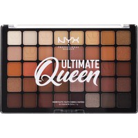 NYX Professional Makeup Ultimate Queen Shadow Palette 1 Τεμάχιο - Παλέτα Σκιών που Περιλαμβάνει 40 Μοναδικές Αποχρώσεις
