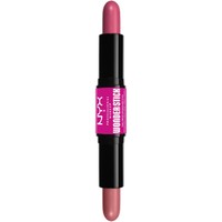 NYX Professional Makeup Wonder Stick Dual Ended Cream Blush Stick 4g - Light Peach / Baby Pink - Κρεμώδες Διπλό Ρουζ