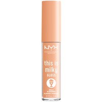 NYX Professional Makeup This Is Milky Lip Gloss Milkshake Flavor 4ml - Milk N Hunny - Lip Gloss με Κρεμώδη Υφή & Έντονη Λάμψη με Γεύση Milkshake