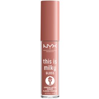 NYX Professional Makeup This Is Milky Lip Gloss Milkshake Flavor 4ml - Choco Latte Shake - Lip Gloss με Κρεμώδη Υφή & Έντονη Λάμψη με Γεύση Milkshake