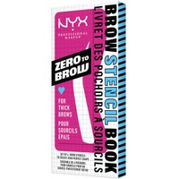 NYX Professional Makeup Brow Stencil Book for Thick Brows 1 Τεμάχιο (4 Σετ) - Στένσιλ για τον Σχηματισμό Πυκνών Φρυδιών