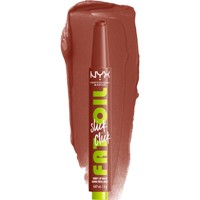 NYX Professional Makeup Fat Oil Slick Click Shiny Sheer Lip Balm 1 Τεμάχιο - 05 Link In My Bio - Ανάλαφρο Βάλσαμο Χειλιών με Χρώμα για Ενυδάτωση & Λαμπερό Φινίρισμα