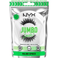 NYX Professional Makeup Jumbo Lash! Vegan False Lashes 1 Τεμάχιο - 09 Major Spikes - Ψεύτικες Βλεφαρίδες για Καθηλωτικό Όγκο