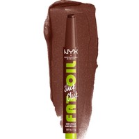 NYX Professional Makeup Fat Oil Slick Click Shiny Sheer Lip Balm 1 Τεμάχιο - 12 Trending Topic - Ανάλαφρο Βάλσαμο Χειλιών με Χρώμα για Ενυδάτωση & Λαμπερό Φινίρισμα