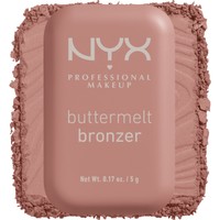 Nyx Professional Makeup Buttermelt Bronzer 5g - 01 Butta Cup - Bronzer σε Μορφή Πούδρας με Μεταξένια Υφή