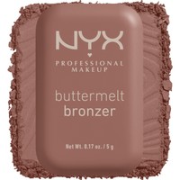 Nyx Professional Makeup Buttermelt Bronzer 5g - 04 Butta Biscuit - Bronzer σε Μορφή Πούδρας με Μεταξένια Υφή