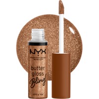 Nyx Professional Makeup Butter Gloss Bling! 8ml - 04 Pay Me In Gold - Απαλό & Μεταξένιο Lip Gloss για Λαμπερά Χείλη