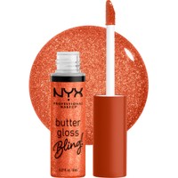 Nyx Professional Makeup Butter Gloss Bling! 8ml - 06 Shimmer Down - Απαλό & Μεταξένιο Lip Gloss για Λαμπερά Χείλη
