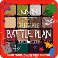 Nyx Professional Makeup Home Alone Ultimate Battle Plan Shadow Palette 1 Τεμάχιο - Παλέτα Σκιών 16 Αποχρώσεων με Λαμπερές & Φωτεινές Αποχρώσεις για Πολύχρωμες & Χριστουγεννιάτικες Εμφανίσεις