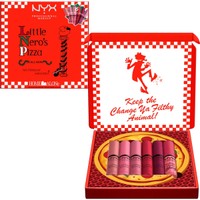 Nyx Proffesional Makeup Home Alone Little Nero's Pizza Butter Gloss Vault 1 Τεμάχιο - Συλλογή 6 Ζωηρών & Χριστουγεννιάτικων Αποχρώσεων Lip Gloss