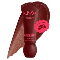 Nyx Professional Makeup Smushy Matte Lip Balm 8ml - 08 Smudge Fudge - Βάλσαμο Χειλιών με Απαλό Ματ Χρώμα Εμπλουτισμένο με Πούδρα Ρυζιού Mochi & Κεραμίδια Ζάχαρης