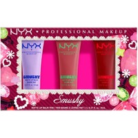 Nyx Professional Makeup Promo Xmas Edition Smushy Matte Lip Balm 3 Τεμάχια - Χριστουγεννιάτικο Σετ Μακιγιάζ Βαλσάμου Χειλιών με Απαλό Ματ Χρώμα σε 3 Διαφορετικές Αποχρώσεις
