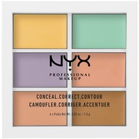 NYX Professional Makeup Color Correcting Palette 1 Τεμάχιο - Παλέτα Διόρθωσης Χρώματος με 6 Αποχρώσεις