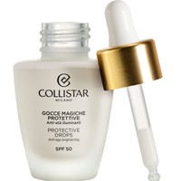 Collistar Gocce Magiche Protective Drops Anti-Age Brightening Spf50, 30ml - Ορός Αντιγήρανσης & Λάμψης με Αντηλιακή Προστασία για Πρόσωπο, Λαιμό, Ντεκολτέ & Χέρια