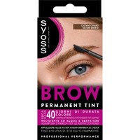 Syoss Brow Permanent Tint 7ml - Καστανό Ανοιχτό - Μόνιμη Αδιάβροχη Βαφή Φρυδιών που Διαρκεί Έως & 40 Ημέρες