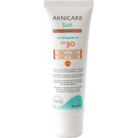 Synchroline Aknicare Sun Tinted Face Cream Spf30, 50ml - Αντηλιακή Κρέμα Προσώπου Υψηλής Προστασίας με Χρώμα