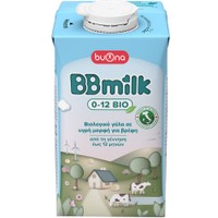 Buona Bio BBmilk 0-12m 500ml - Βιολογικό Γάλα σε Υγρή Μορφή για Βρέφη από 0 έως 12 Μηνών Προσαρμοσμένο στις Ανάγκες της Ανάπτυξής τους