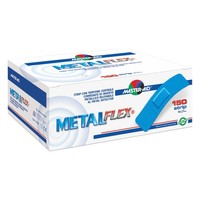 Master Aid Metal Flex Stips Blue 86mm X 25mm 150 Τεμάχια - Ανθεκτικά Επιθέματα Πολυουρεθάνης Επαγγελματικής Χρήσης με Λεπτό Μεταλλικό Έλασμα
