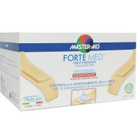 Master Aid Forte Med Tough Plaster Strips Μπεζ Grande 78x26mm 100 Τεμάχια - Αυτοκόλλητο Επίθεμα για Μικροτραύματα, Ανθεκτικό στο Νερό