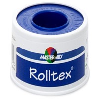 Master Aid Roll Tex Αυτοκόλλητο Επιδεσμικό Ρολό σε Λευκό Χρώμα 1 Τεμάχιο - 5m x 5cm