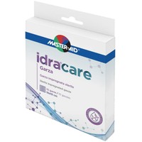 Master Aid Idracare Sterile Impregnated 10cm x 10cm Gauze 10 Τεμάχια - Αποστειρωμένη Γάζα Εμποτισμένη με Υαλουρονικό Οξύ