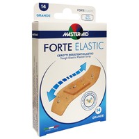 Master Aid Forte Elastic Large 78mm x 26mm14 Τεμάχια - Αυτοκόλλητα Ελαστικά Επιθέματα Ιδανικά για Μικροτραυματισμούς