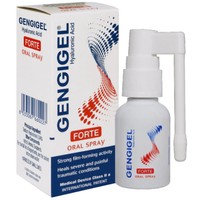 Gengigel Hyaluronic Acid Forte Oral Spray 20ml - Σπρέι Καταπράϋνσης με Υαλουρονικό Οξύ 0.04% Κατάλληλο για Προστασία των Ερεθισμένων Ούλων, Ιδανικό για Εκτεταμένες Φλεγμονές