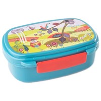 Oops 4-in-1 Cool-Lunch Kit PP 12m+, 1 Τεμάχιο - Μπλε - Παιδικό Σετ Φαγητοδοχείο με Καπάκι, Πιρούνι & Κουτάλι