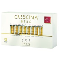 Crescina Transdermic HFSC Man Treatment 20 Τεμάχια - 500 - Αγωγή με Ειδικά Σχεδιασμένη Ανδρική Σύνθεση για τα Μεσαία Στάδια Αραίωσης των Μαλλιών