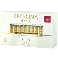 Crescina Transdermic HFSC Women Treatment 20 Τεμάχια - 500 - Αγωγή με Ειδικά Σχεδιασμένη Γυναικεία Σύνθεση για τα Μεσαία Στάδια Αραίωσης των Μαλλιών