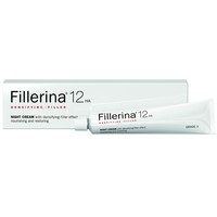 Fillerina 12HA Densifying Filler Night Cream Grade 3, 50ml - Αντιγηραντική Κρέμα Νυκτός Προσώπου για Αναπλήρωση Όγκου & Γεμίσματος των Ρυτίδων