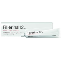 Fillerina 12HA Densifying Filler Night Cream Grade 4, 50ml - Αντιγηραντική Κρέμα Νυκτός Προσώπου για Αναπλήρωση Όγκου & Γεμίσματος των Ρυτίδων