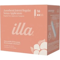 Illa Care Cottonlock Regular Tampon 16 Τεμάχια - Ταμπόν Κανονικής Ροής από Οργανικό Βαμβάκι Ιδανικά & για Ευαίσθητο Δέρμα