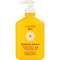 Camomilla Blu Tropical Papaya Intimate Wash 300ml - Απάλη Λοσιόν Καθαρισμού Ευαίσθητης Περιοχής με Ντελικάτη Σύνθεση για Αίσθηση Φρεσκάδας