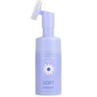 Camomilla Blu Soft Mousse 100ml - Απαλός Αφρός Καθαρισμού Προσώπου για Καθημερινή Χρήση με Ενσωματωμένη Βούρτσα Σιλικόνης