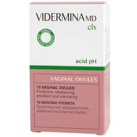 Vidermina Md Clx Vaginal Ovules 10 Τεμάχια - Υπόθετα για την Αντιμετώπιση των Κολπικών Διαταραχών