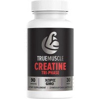 Green Forest Vitamins True Muscle Creatine Tri-Phase 90tabs - Συμπλήρωμα Διατροφής Κρεατίνης 3 Μορφών για Μέγιστη Απορρόφηση, Βελτιωμένη Απόδοση & Ενίσχυση Μυϊκής Δύναμης σε Έντονη Άσκηση