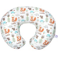 Chicco Boppy Feeding & Infant Support Pillow Modern Woodland 1 Τεμάχιο - Μαξιλάρι για Άνεση & Υποστήριξη σε Γονείς & Μωρό Κατά τον Θηλασμό ή το Τάισμα με Μπιμπερό με Σχέδιο Ζώα του Δάσους