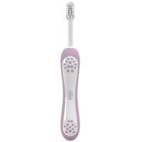 Chicco First Milk Teeth Toothbrush 6-36m 1 Τεμάχιο - Ροζ - Παιδική Οδοντόβουρτσα για τα Πρώτα Νεογιλά Δοντάκια