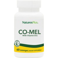 Natures Plus Promo CO-Mel with Vitamin B6 60 Lozenges - Συμπλήρωμα Διατροφής με Μελατονίνη & Βιταμίνη Β6 για την Καταπολέμηση της Αϋπνίας & Βελτίωση του Ύπνου με Γεύση Δυόσμου