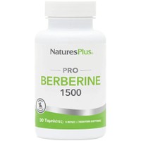Natures Plus Pro Berberine 1500mg, 30tabs - Συμπλήρωμα Διατροφής Φυτικής Βερβερίνης για Υγιή Επίπεδα Σακχάρου στο Αίμα, Υποστήριξη του Καρδιαγγειακού Συστήματος & Μεταβολισμό Λίπους