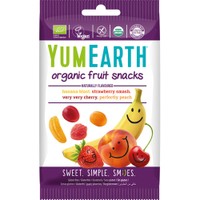 YumEarth Organic Fruit Snacks Mixed Flavored 50g - Βιολογικά Ζελεδάκια με Διάφορες Γεύσεις Φρούτων