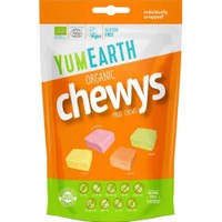 YumEarth Organic Fruit Chews 142g - Βιολογικές Μαλακές Καραμέλες με Γεύσεις Φρούτων