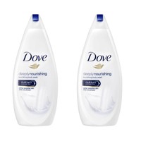 Dove Αφρόλουτρο Deeply Nourishing Καθημερινή Ενυδάτωση 2x750ml Πακέτο 1+1