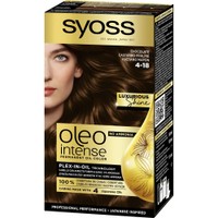 Syoss Oleo Intense Permanent Oil Hair Color Kit 1 Τεμάχιο - 4-18 Καστανό Μαρόν - Επαγγελματική Μόνιμη Βαφή Μαλλιών για Εξαιρετική Κάλυψη & Έντονο Χρώμα που Διαρκεί, Χωρίς Αμμωνία