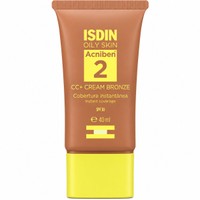 Isdin Acniben 2 Spf30 CC+ Cream 40ml - Bronze - Ενυδατική Κρέμα Προσώπου Υψηλής Αντηλιακής Προστασίας με Χρώμα για Λιπαρό & Ακνεϊκό Δέρμα Κατά των Ατελειών