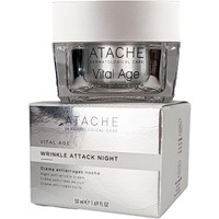 Atache Vital Age Wrinkle Attack Night Cream 50ml - Αντιρυτιδική Κρέμα Νυκτός Προσώπου με Ρετινόλη για Ενίσχυση της Κυτταρικής Ανανέωσης & Σύνθεσης Κολλαγόνου 