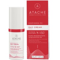 Atache Despigmen P3 Whitening Day Cream with Spf50+, 30ml - Κρέμα Ημέρας με Αποχρωματιστική & Φωτοπροστατευτική Δράση για Επιδερμίδες με Τάση Δυσχρωμίας